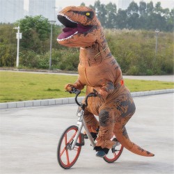 T-Rex nafukovací kostým pro dospělé