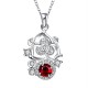 Elegantní Dámský náhrdelník Flower Crystal